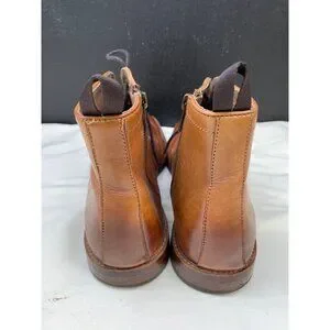 Aldo | Shoes | Aldo Mens Brown Leather Ankle Boots Shoes Zip  display picture 1